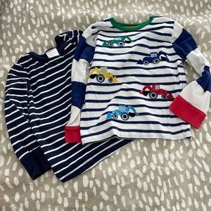 Boys Mini Biden and Hanna Andersson long sleeve tees 3/3T